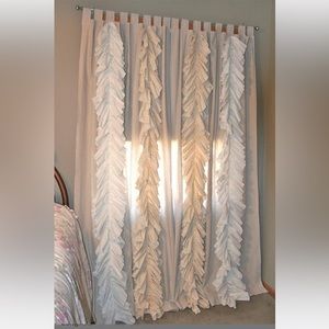 Brand new! Handmade ruffle curtains from Etsy 😍 never used.